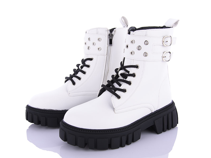 Ailaifa LX17 white (деми) ботинки женские