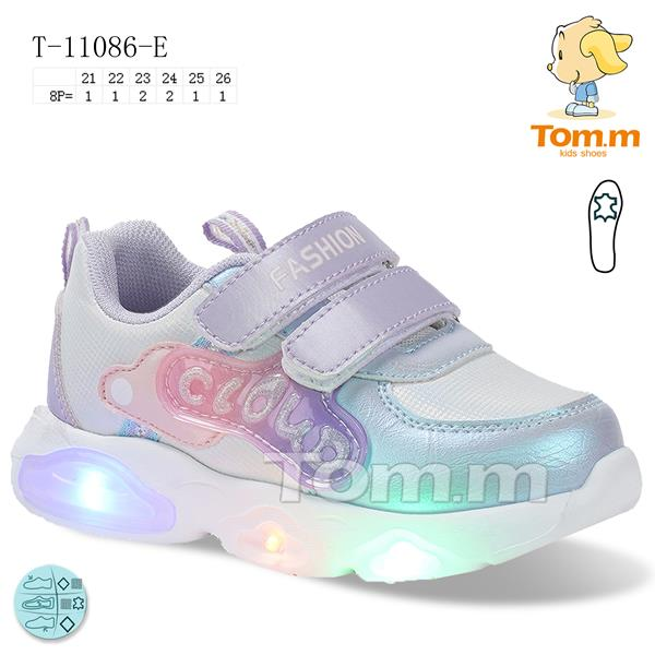 Tom.M 11086E LED (деми) кроссовки детские