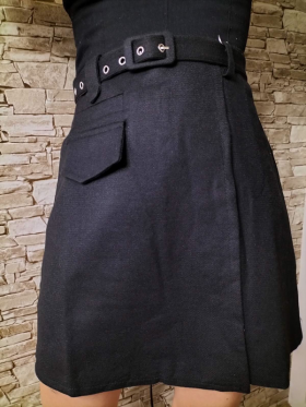 No Brand U619 black (деми) юбка женские