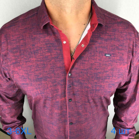 Paul Semih P050 wine (деми) рубашка мужские