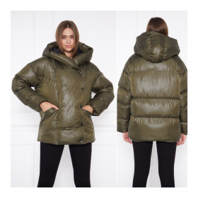 No Brand 80017-3 khaki (зима) куртка женские