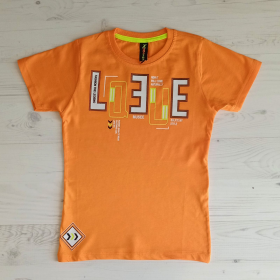 No Brand 21048 orange (лето) футболка детские