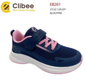 Clibee Apa-EB261 blue-pink (деми) кроссовки детские