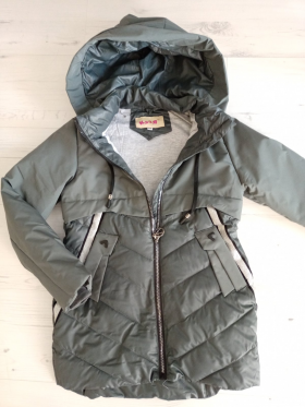 No Brand 66-601 grey (деми) куртка детские
