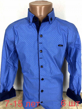 No Brand 1230 blue (деми) рубашка детские