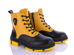 Violeta 197-28 yellow (деми) ботинки женские