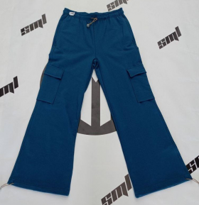 No Brand 20709 blue (деми) штаны спорт женские