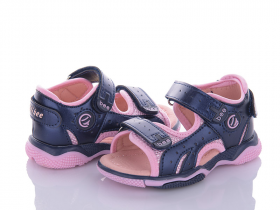 Clibee A8-2 blue-pink (лето) босоножки детские