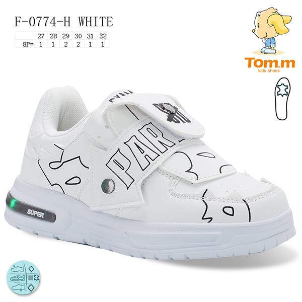 Tom.M 0774H LED (деми) кроссовки детские