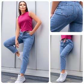 No Brand 1856 blue (деми) джинсы женские