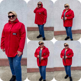 No Brand S42 red (деми) куртка женские