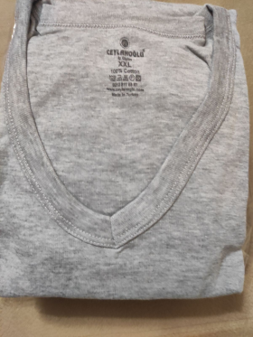 No Brand 0212 grey (L) (лето) футболка мужские