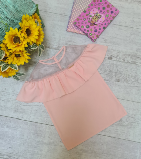 No Brand 991 peach (лето) блузка детские