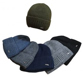 No Brand 726 mix (зима) шапка мужские