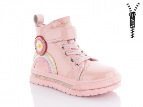 Башили 4850-3516-2 pink (деми) ботинки детские