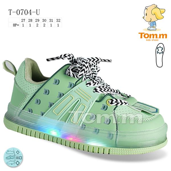 Tom.M 0704U LED (деми) кроссовки детские