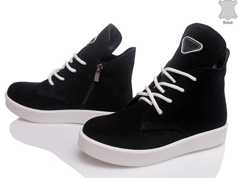 Paradize G-5015-301 чорний-d (деми) ботинки женские