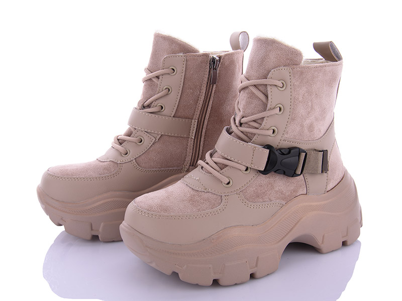 Violeta 197-57 pink (деми) ботинки женские