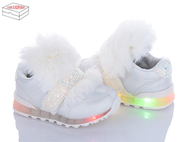 Waldem M20 white LED (деми) кроссовки детские