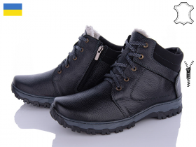 No Brand KC1 чорний (зима) ботинки мужские