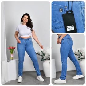 No Brand 1601 blue (деми) джинсы женские