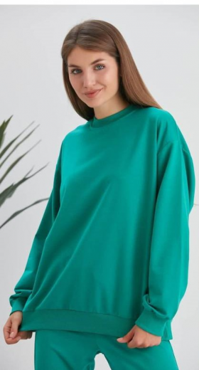 No Brand 3041 green (деми) свитер женские