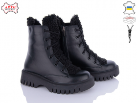 Arto 022 ч-к (зима) ботинки женские