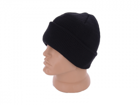 No Brand KA634-1 black флис (зима) шапка мужские