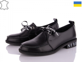 Arto 2025 кожа черный (деми) туфли женские