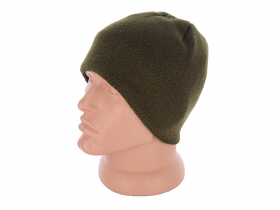 No Brand KA649-3 khaki флис  (зима) шапка мужские