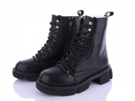 Ailaifa LX11 black (деми) ботинки женские