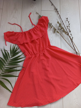 No Brand Q01-1 red (лето) платье детские
