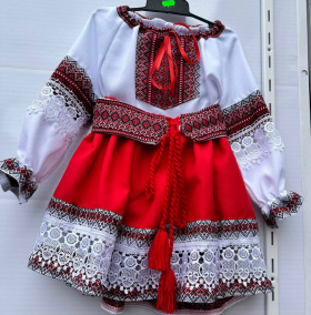 No Brand 010 white-red (деми) костюм детские