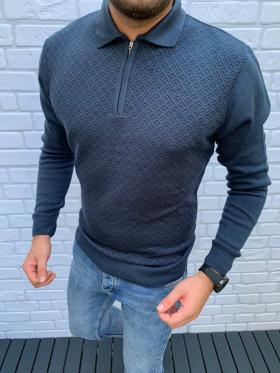 No Brand S641 blue (зима) свитер мужские