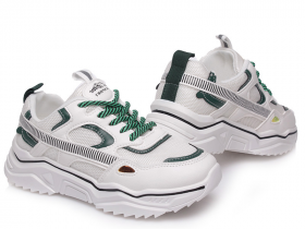 Prime NG21 WHITE-GREEN(37-40) (демі) кросівки жіночі