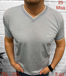 No Brand 25 l.grey (лето) футболка мужские