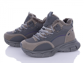 Violeta 197-168 grey (зима) кросівки жіночі