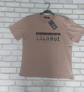 No Brand 918 brown (лето) футболка мужские