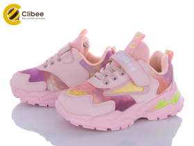 Clibee E86 pink (деми) кроссовки детские