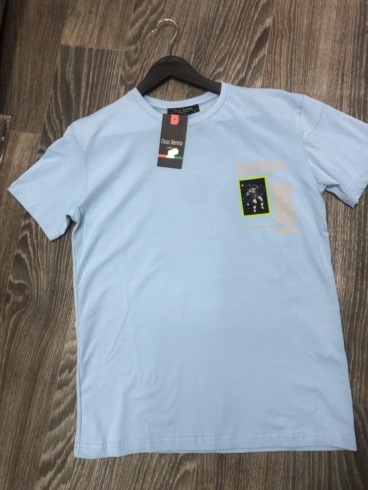 No Brand 95 l.blue (літо) футболка чоловіча