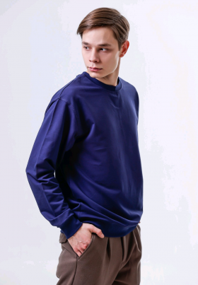 No Brand 5904 blue (демі) светр чоловічі