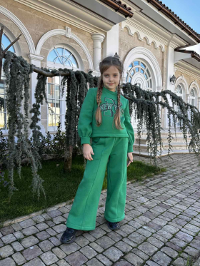 No Brand 931 green (зима) костюм спорт дитячі