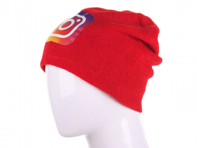 No Brand H112 red (деми) шапка женские