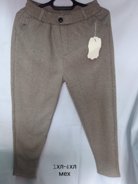 No Brand 2118 beige (зима) штаны женские