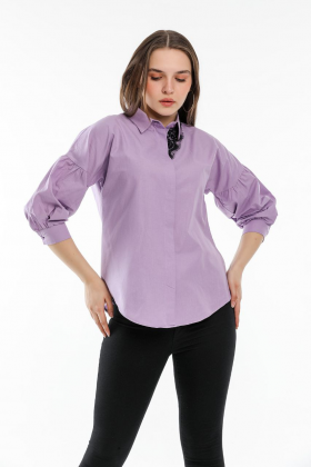 No Brand 2008 сиреневый (деми) блузка женские