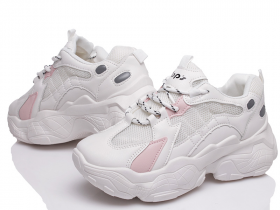 Prime NG04 white-pink (демі) кросівки жіночі