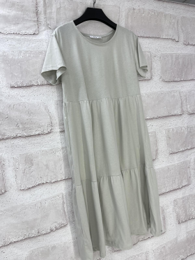 No Brand 7580 l.grey (літо) сукня жіночі