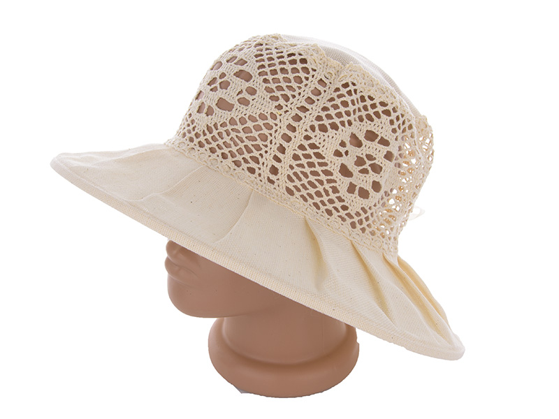 No Brand WI05 beige (літо) жіночі капелюх