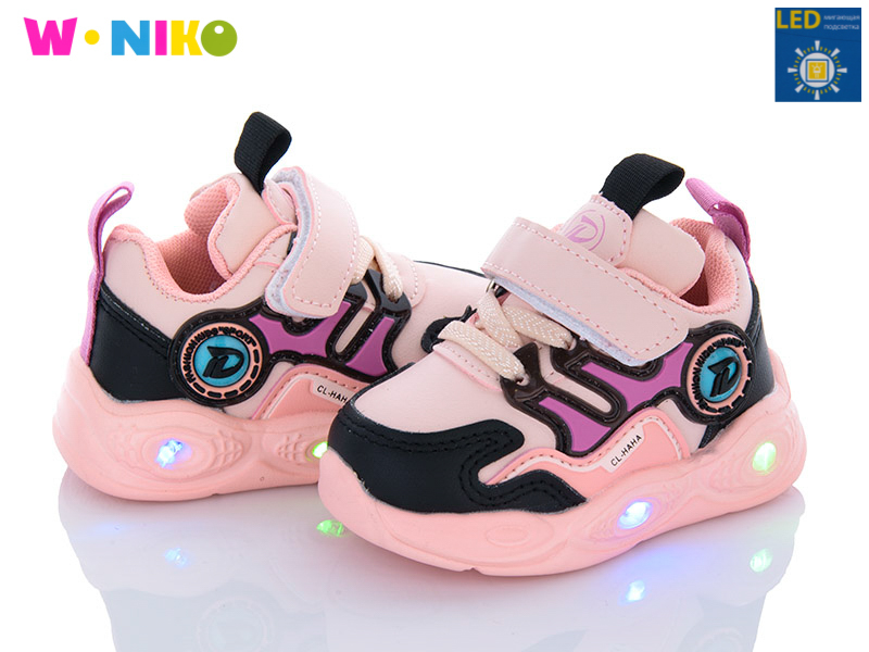 W.Niko CC107-3 LED (деми) кроссовки детские