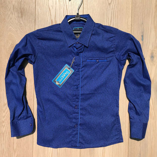 No Brand R344 blue (деми) рубашка детские